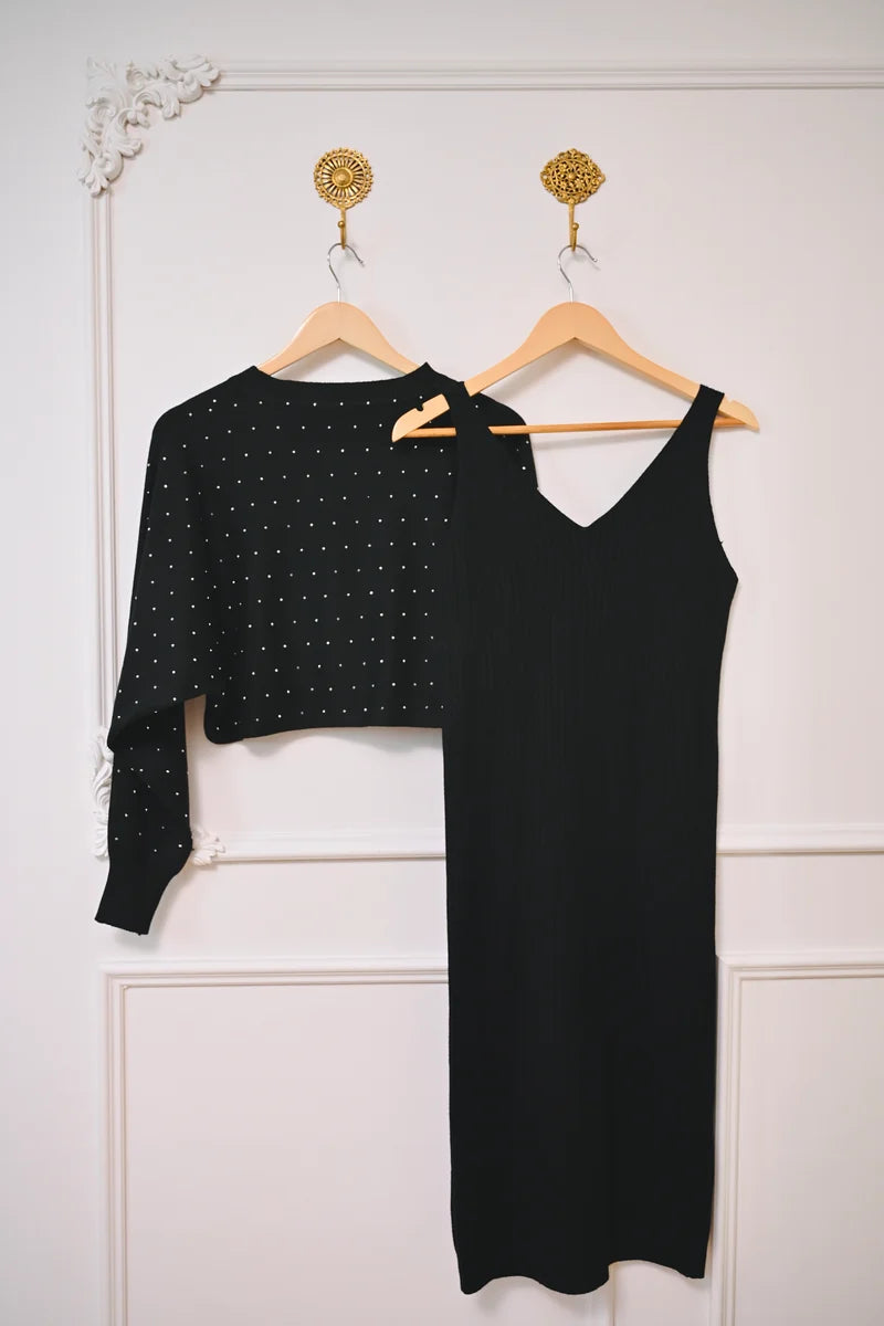 Maison Noir Winter Woollen Midi Dress