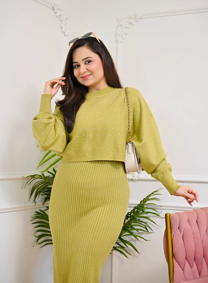 Limerick Muse Winter Woollen Midi Dress