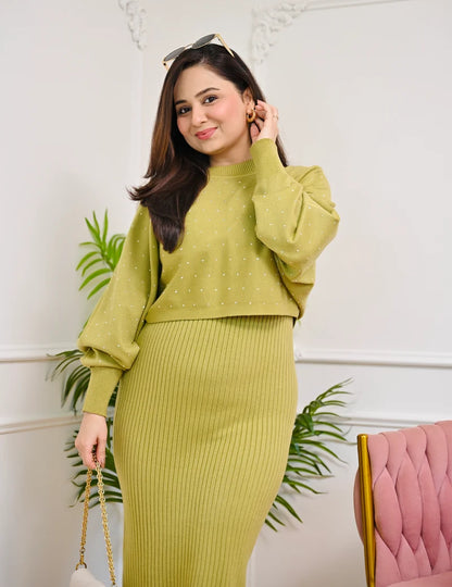 Limerick Muse Winter Woollen Midi Dress