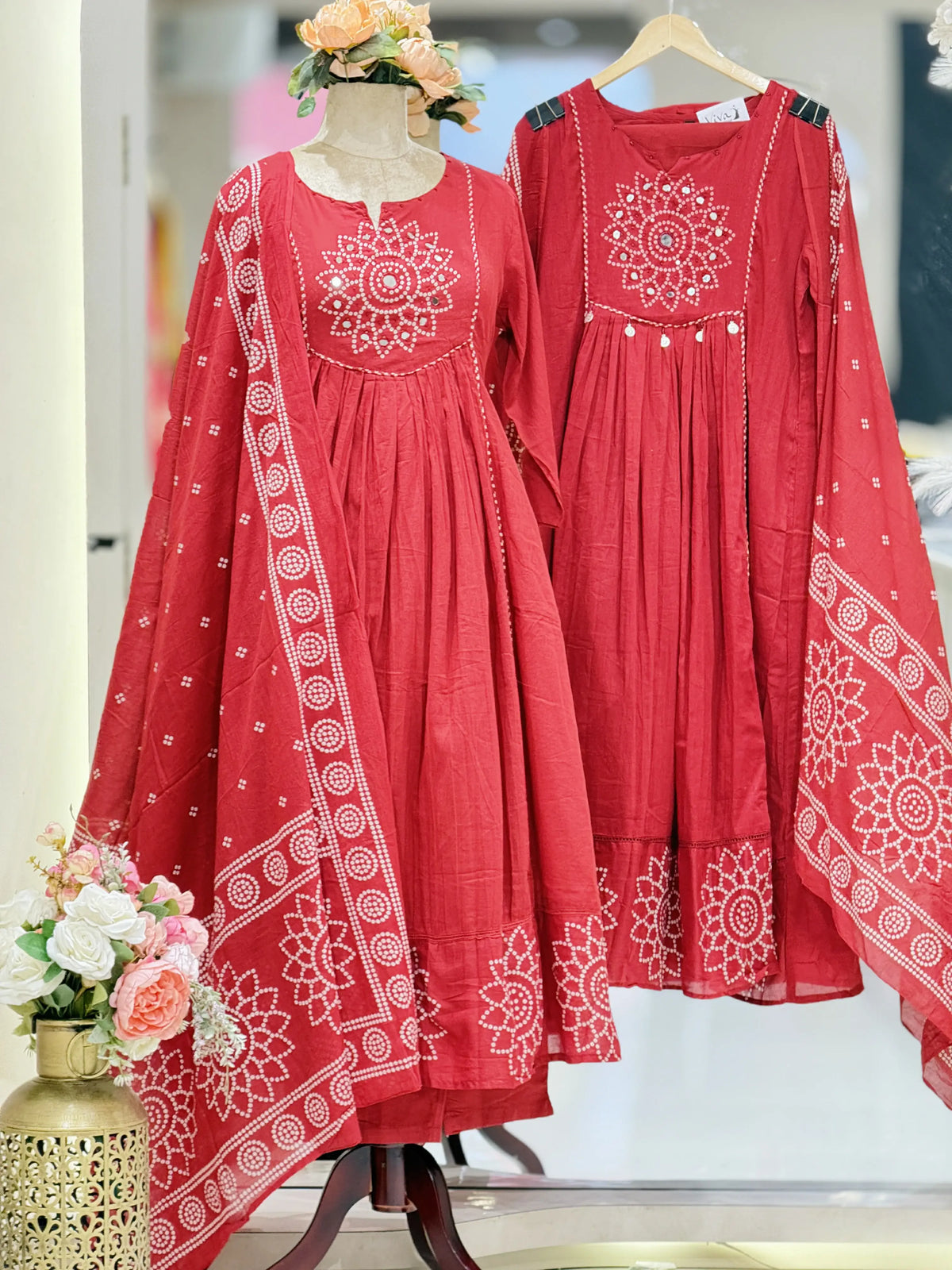 Noor-e-Zareen Cotton Anarkali Suit Set