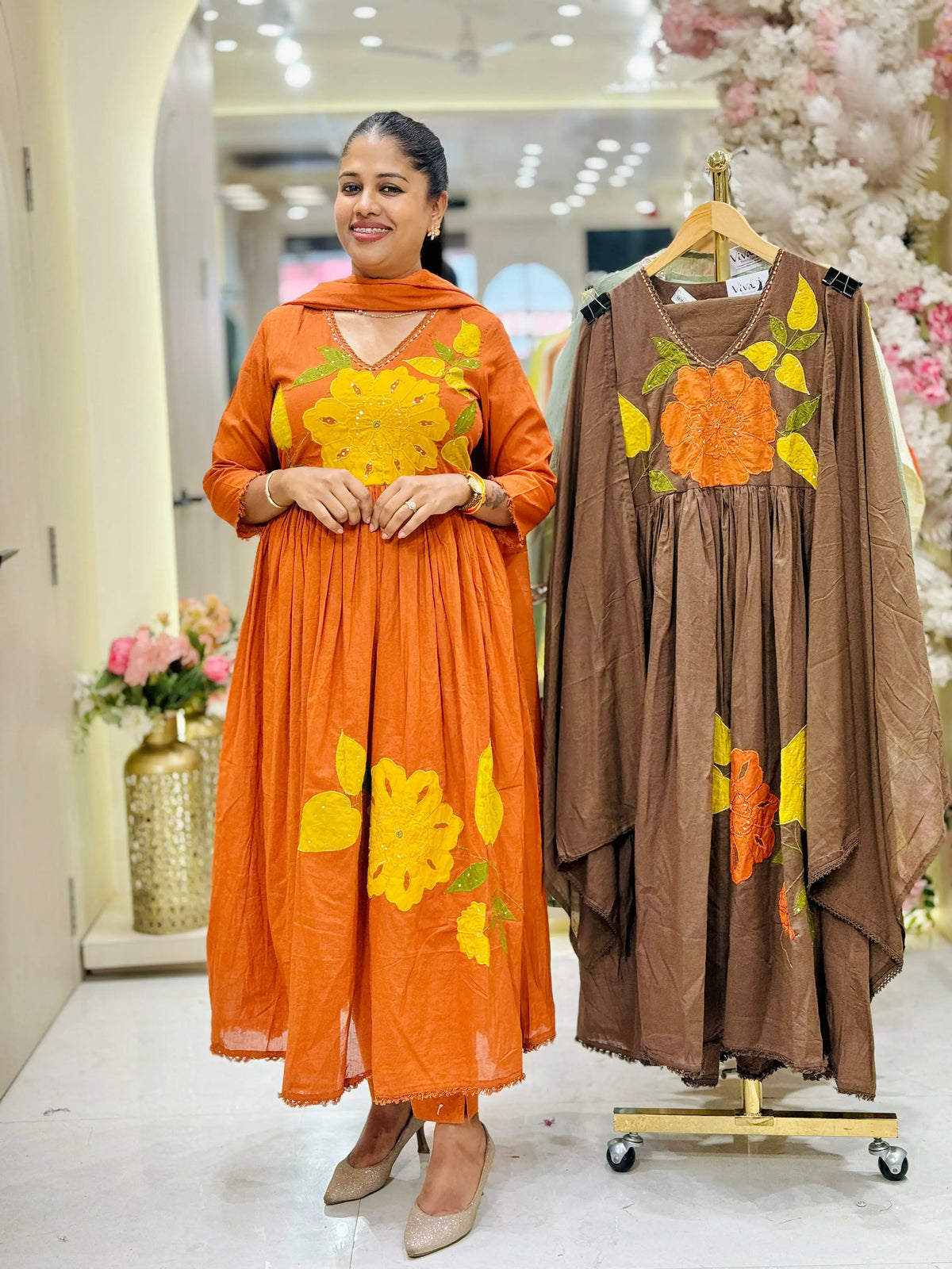 Gulnaar Autumn Mull Cotton Suit Set