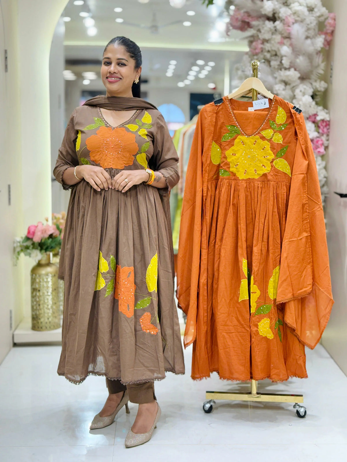 Gulnaar Autumn Mull Cotton Suit Set